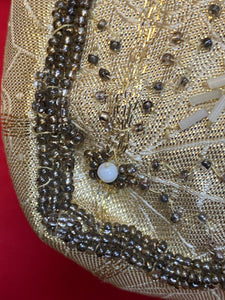 20er Jahre antike Tasche, Perlen und bestickte Abendtasche Vintage
