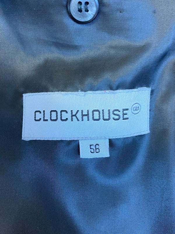 Vintage Nadelstreifenanzug Gr. 54/56 – Clockhouse mit Hemd & Fliege