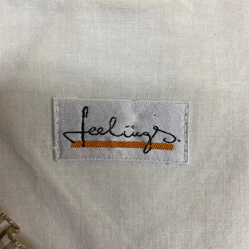 Langes Landhauskleid, Landhaus Kleid in beige Gr.38