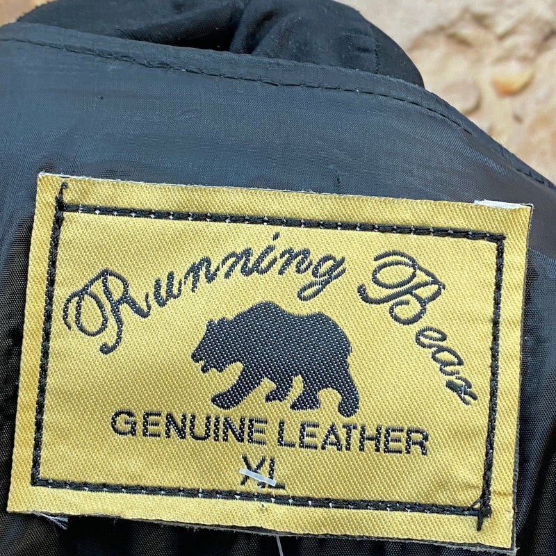 Herren Lederweste Bikerweste von Running Bear Gr.XL