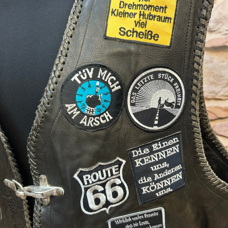 Biker-Lederweste 7XL – Ein echtes Statement für Free Biker