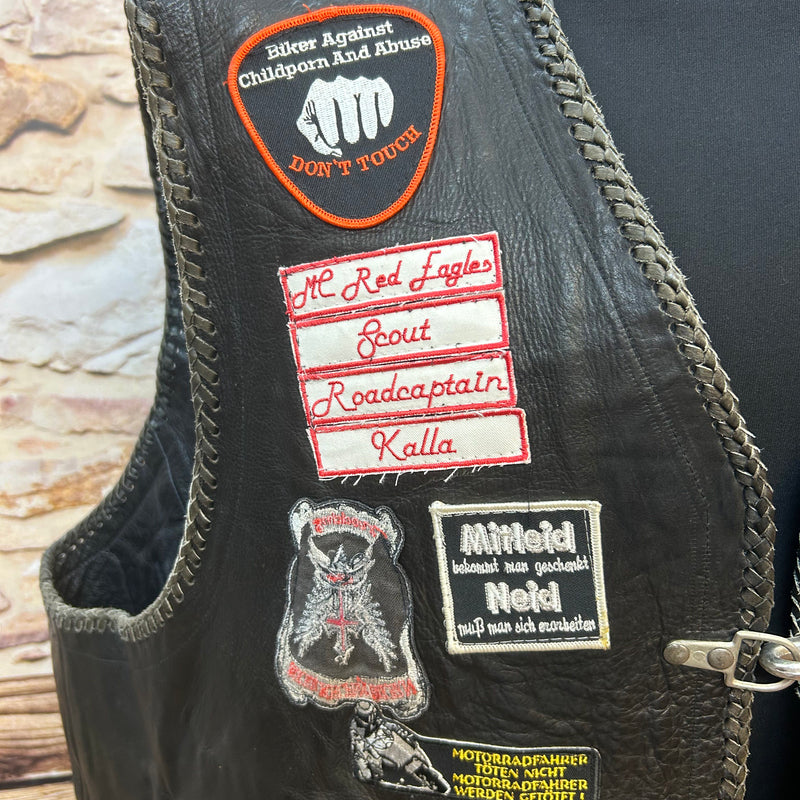 Biker-Lederweste 7XL – Ein echtes Statement für Free Biker