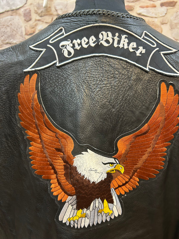 Biker-Lederweste 7XL – Ein echtes Statement für Free Biker
