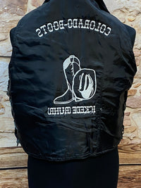 Gilet en cuir motard noir de Colorado Boots taille 54 