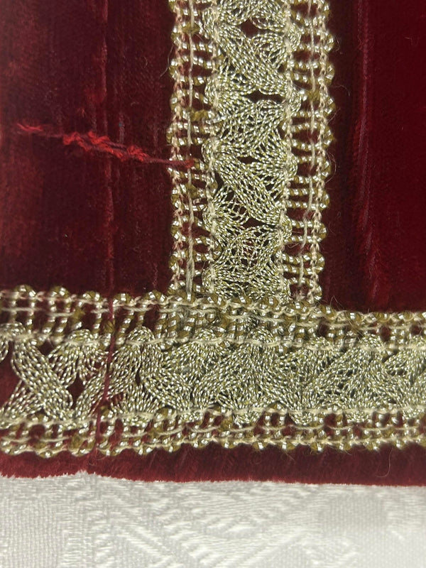 Hochwertige handgefertigte Bischof-Mitra – One Size