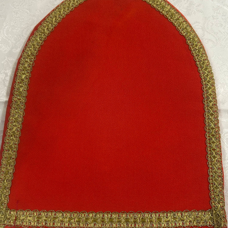 Hochwertige handgefertigte Bischof-Mitra – One Size