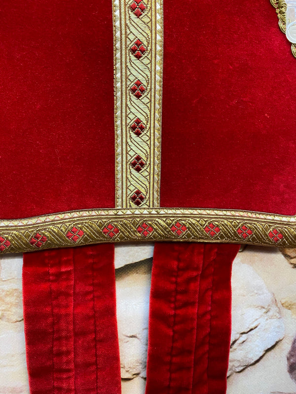 Bischofskostüm / Nikolausgewand – Gr. 54 – sehr hochwertig & 4-teilig