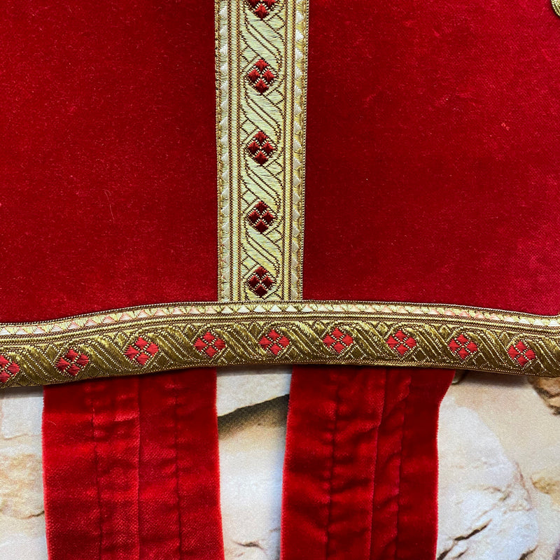 Bischofskostüm / Nikolausgewand – Gr. 54 – sehr hochwertig & 4-teilig