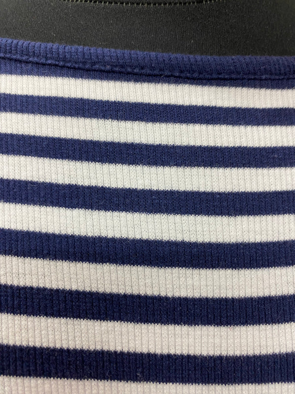 Blau weiß gestreiftes Kleid, Maritim 40er Jahre Stil Gr.M