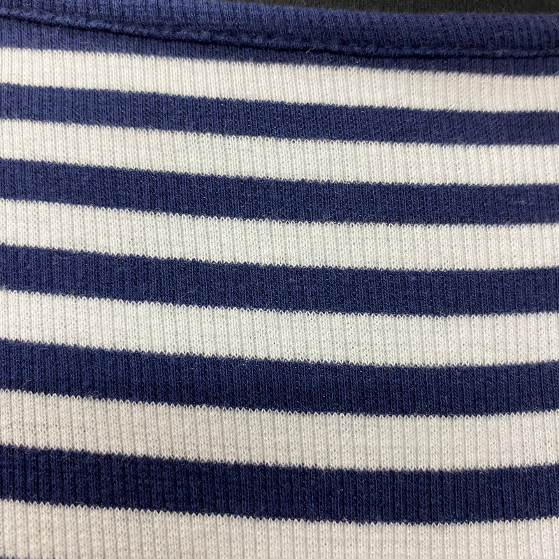 Blau weiß gestreiftes Kleid, Maritim 40er Jahre Stil Gr.M