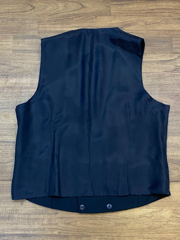Blaue Smokingweste Vintage Herrenmode Gr.48