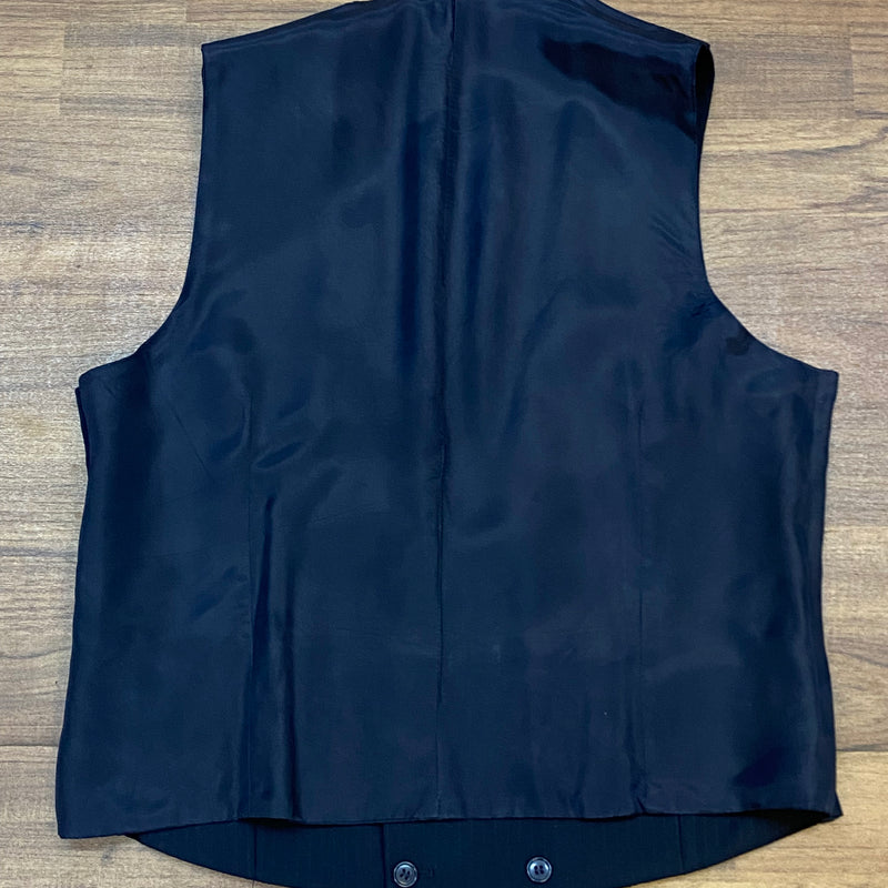 Blaue Smokingweste Vintage Herrenmode Gr.48