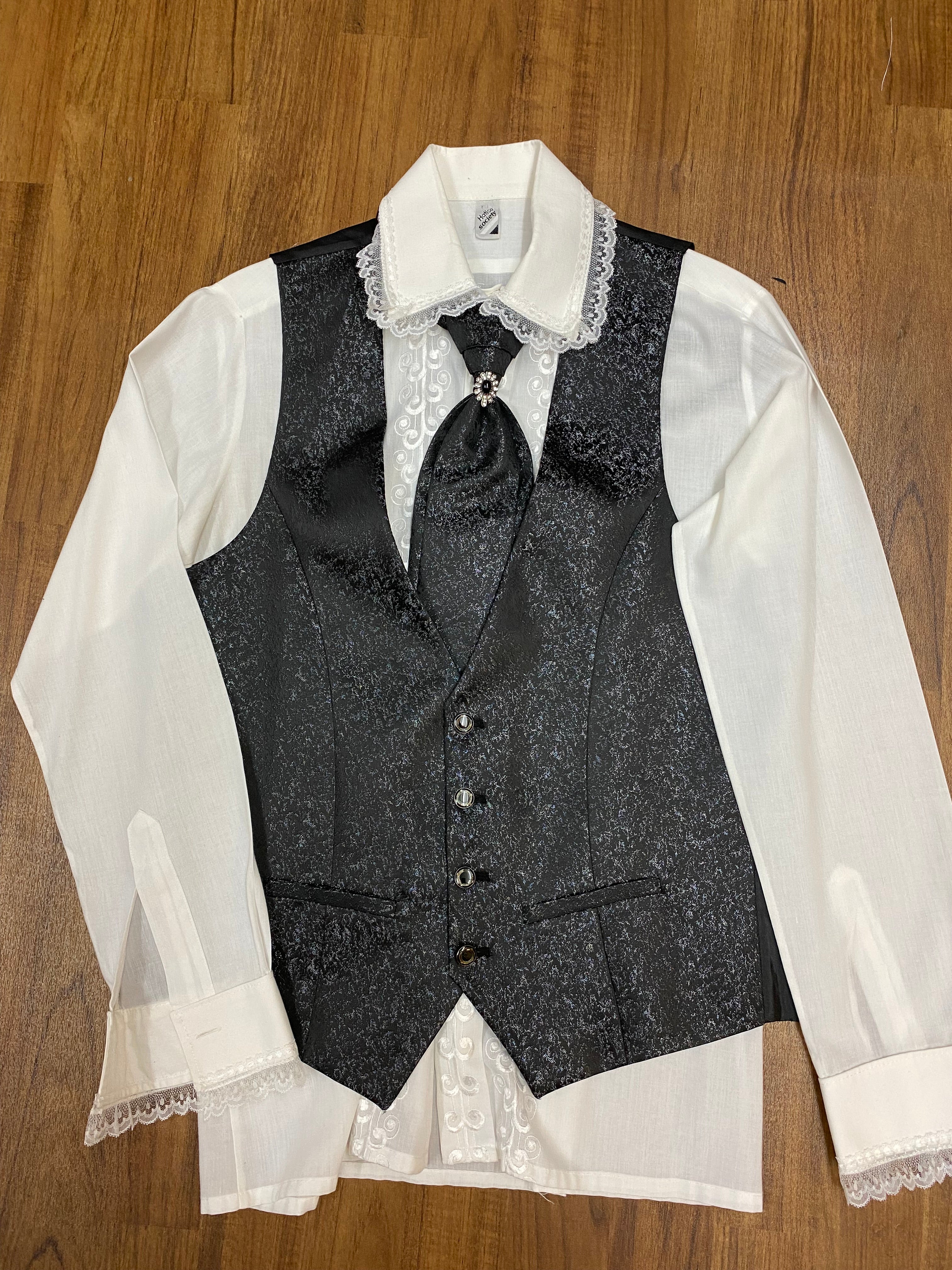 5-teiliger Hochzeitsanzug Wedding Suit Steampunk Barock Gothic Gr.46