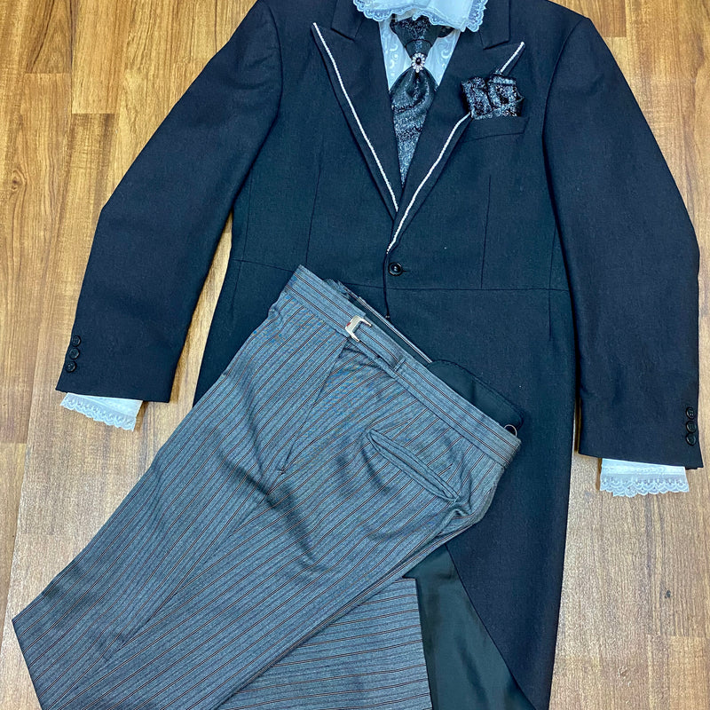 5-teiliger Hochzeitsanzug Wedding Suit Steampunk Barock Gothic Gr.46