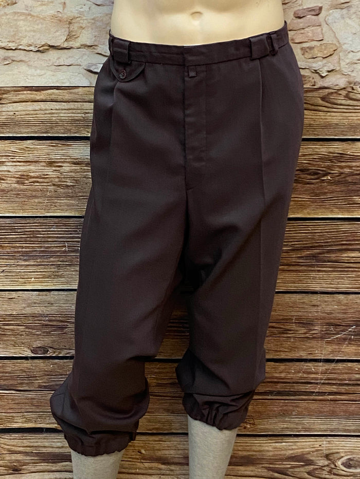 Zeitlose Eleganz: Braune Knickerbockerhose im Vintage-Stil Gr.60