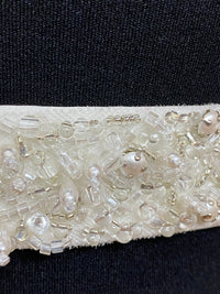 Ceinture de mariée avec accessoires pour cheveux comme ensemble pour la mariée