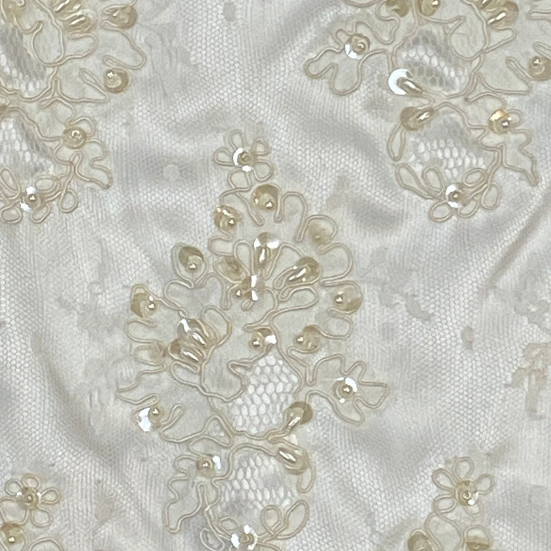 Kurzes Vintage-Ivory-Cocktailkleid – Gr. 38