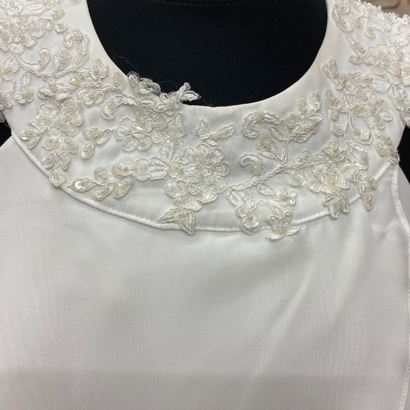 Luftiges Vintage-Layer-Kleid in Ivory – Gr. 48
