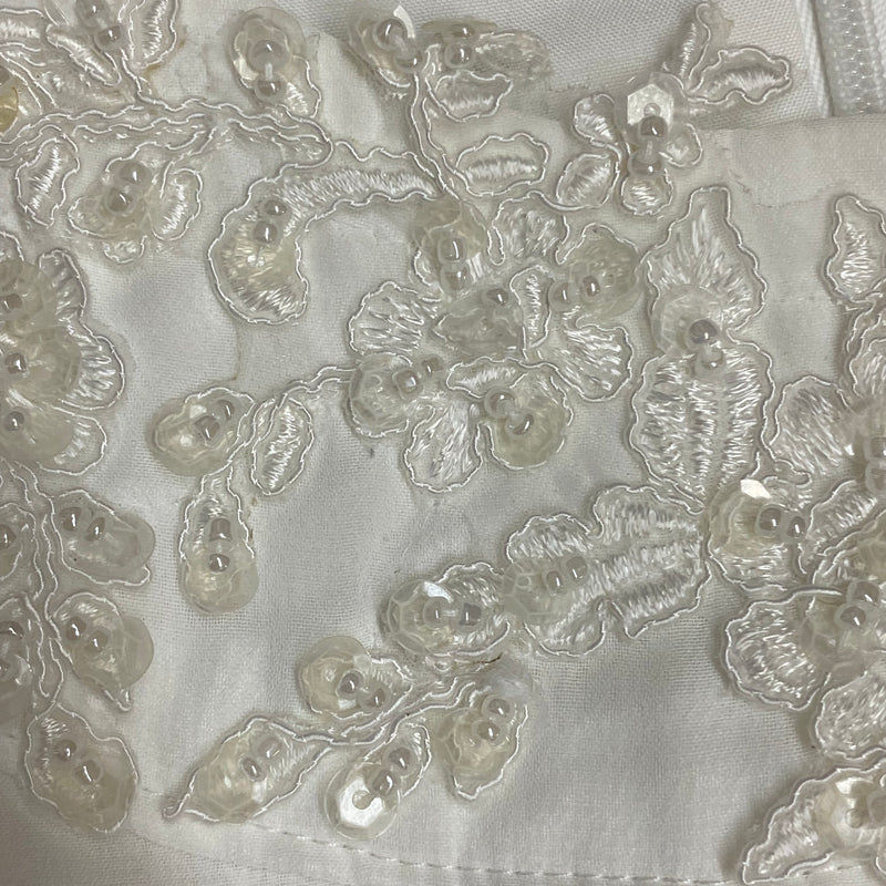 Luftiges Vintage-Layer-Kleid in Ivory – Gr. 48