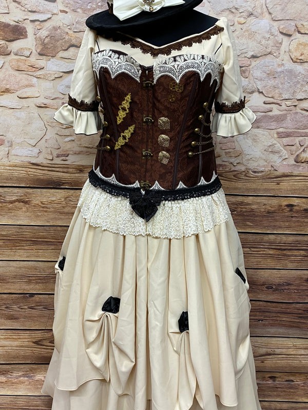 Brautkleid Steampunk Hochzeit Gr.XL