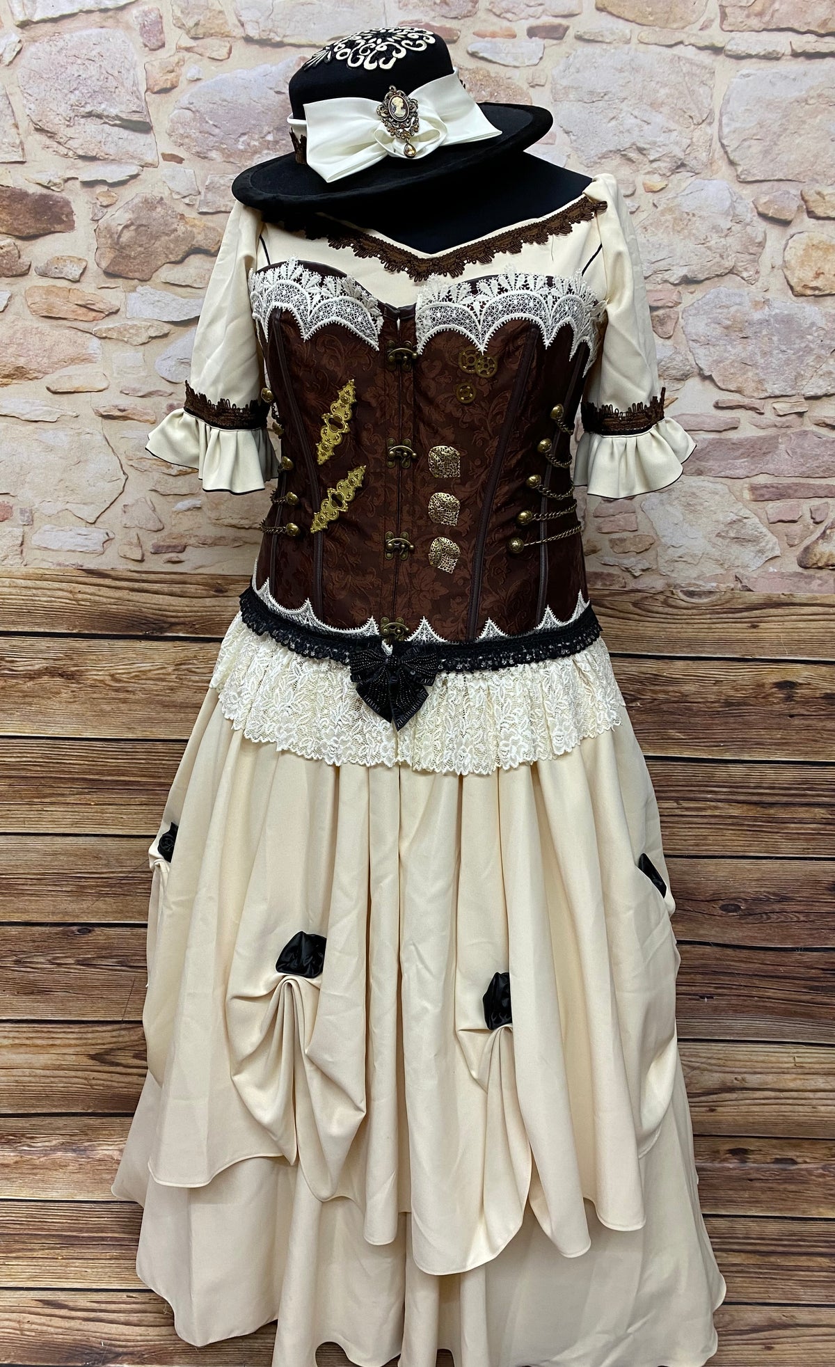 Brautkleid Steampunk Hochzeit Gr.XL