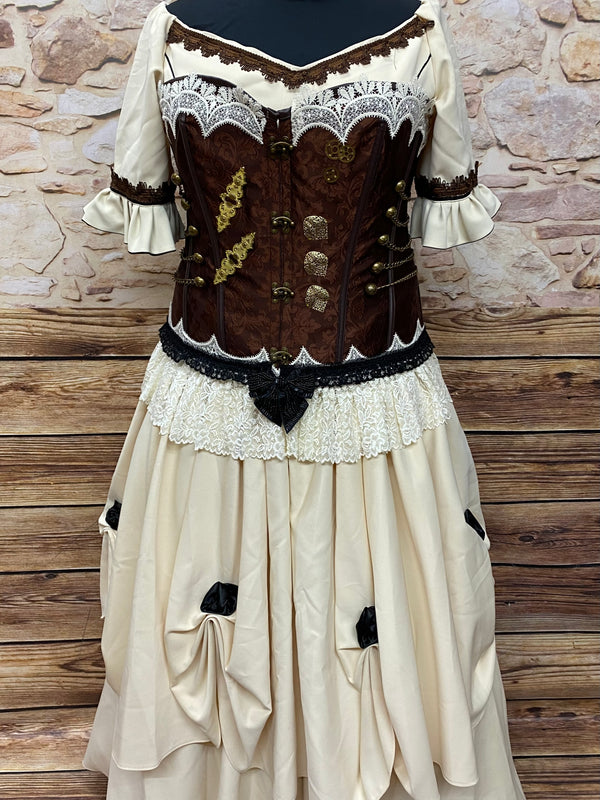 Steampunk-Brautkleid Gr.50