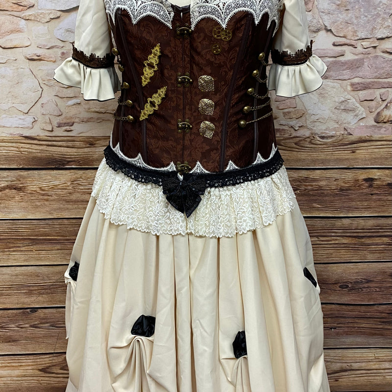Steampunk-Brautkleid Gr.50