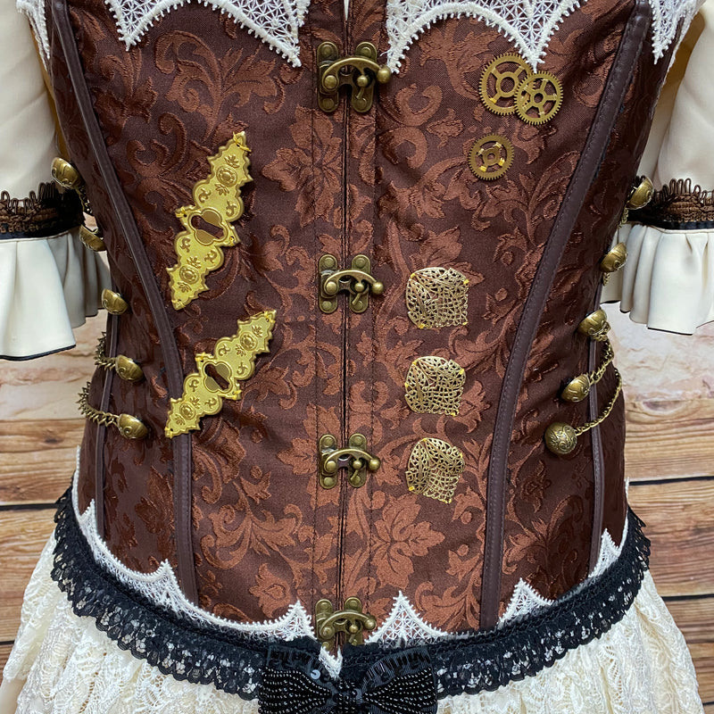 Brautkleid Steampunk Hochzeit Gr.50