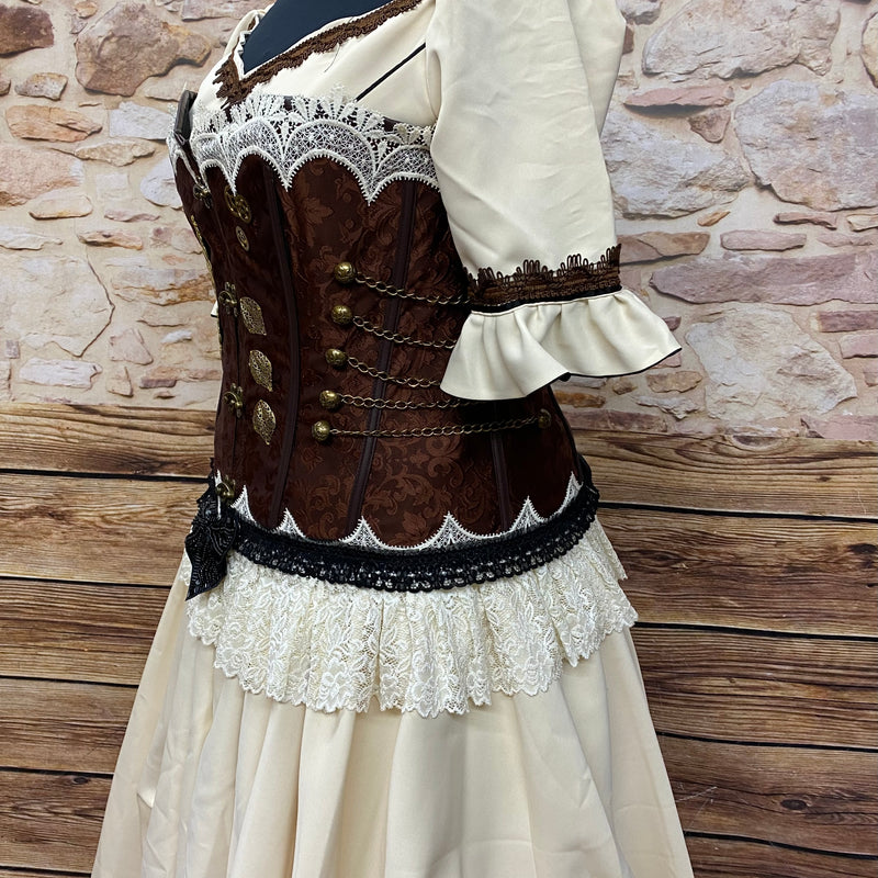 Brautkleid Steampunk Hochzeit Gr.50