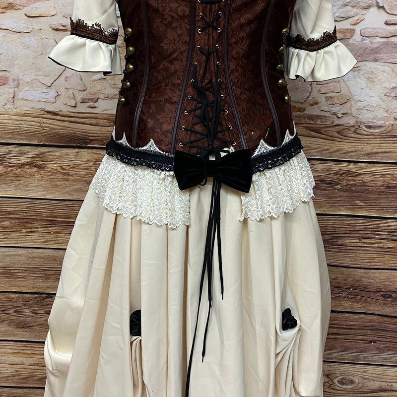 Brautkleid Steampunk Hochzeit Gr.50