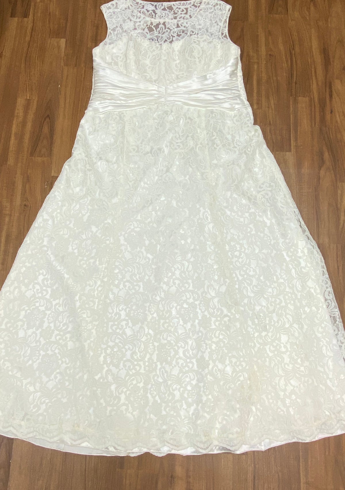 Robe de mariée vintage, grande taille, taille 54