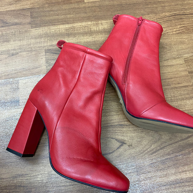Rote Damen Stiefelette von Buffalo Gr.41