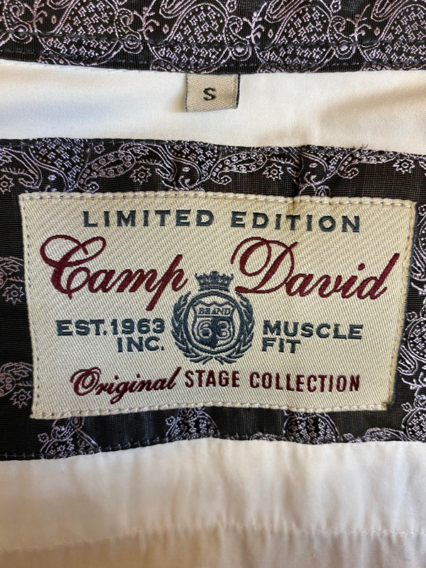 camp david neue kollektion 2023 Camp David Herrenhemd in Weiß, Gr. 40 – Glad Rags Kostümverkauf