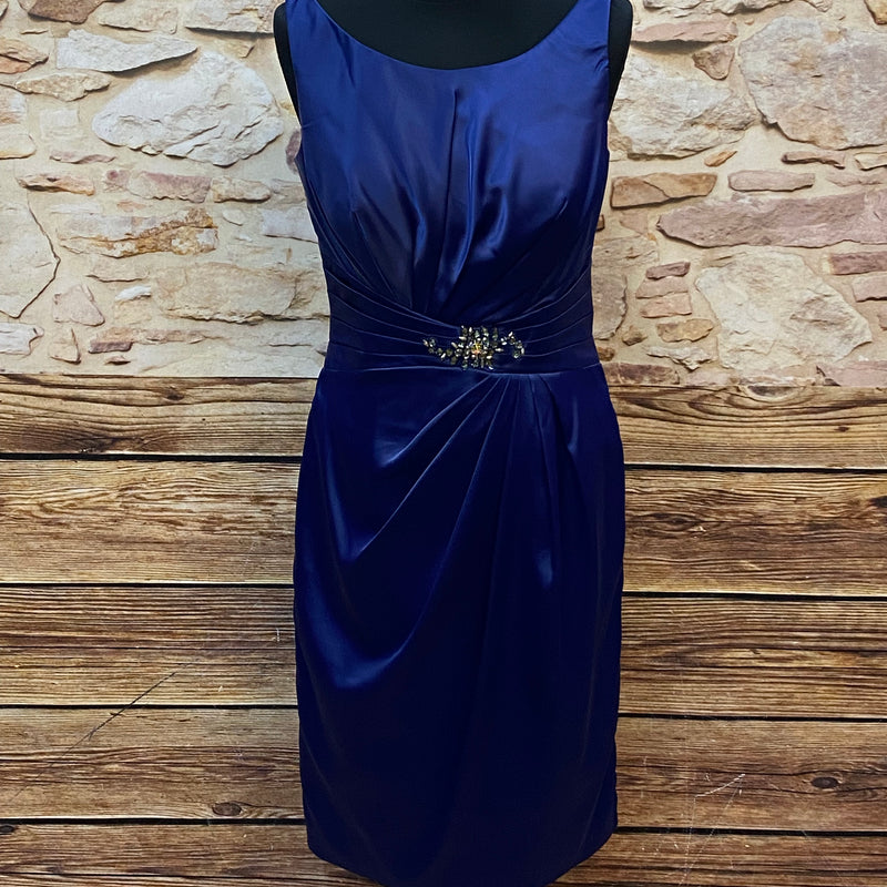 „Cocktailkleid navy ohne Jäckchen Set Gr 38 elegant