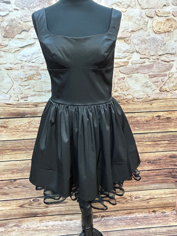 „Cocktailkleid schwarz 50er Stil Goddess London Gr 38 Vorderansicht