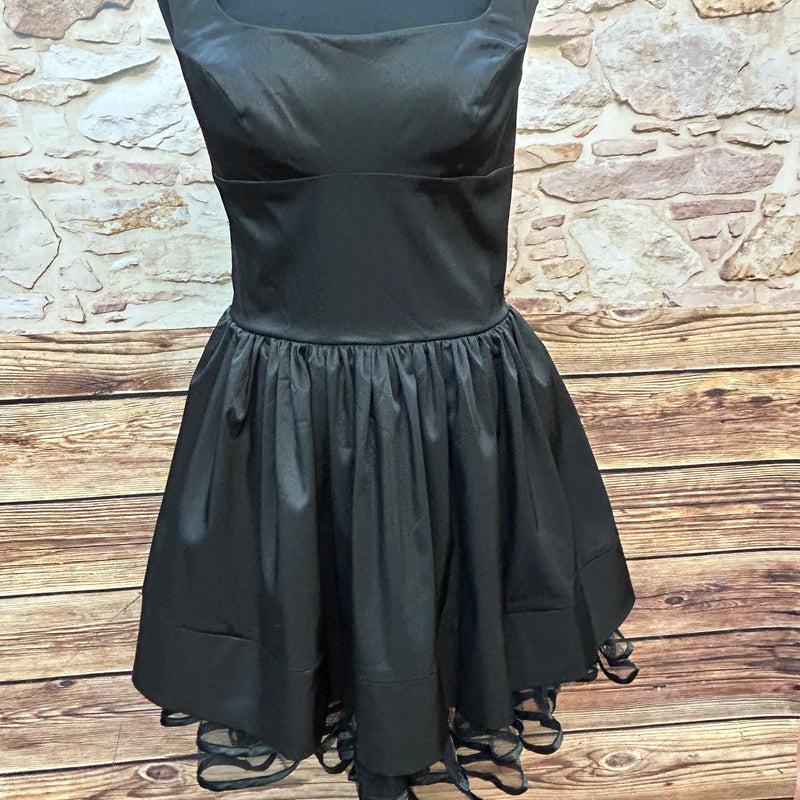 „Cocktailkleid schwarz 50er Stil Goddess London Gr 38 Vorderansicht