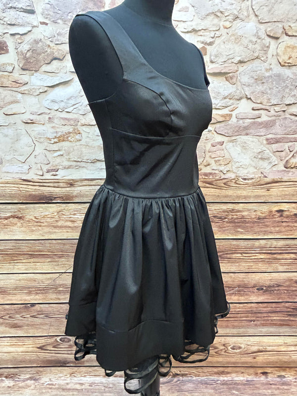 „Cocktailkleid schwarz 50er Stil Goddess London Gr 38 Seitenansicht
