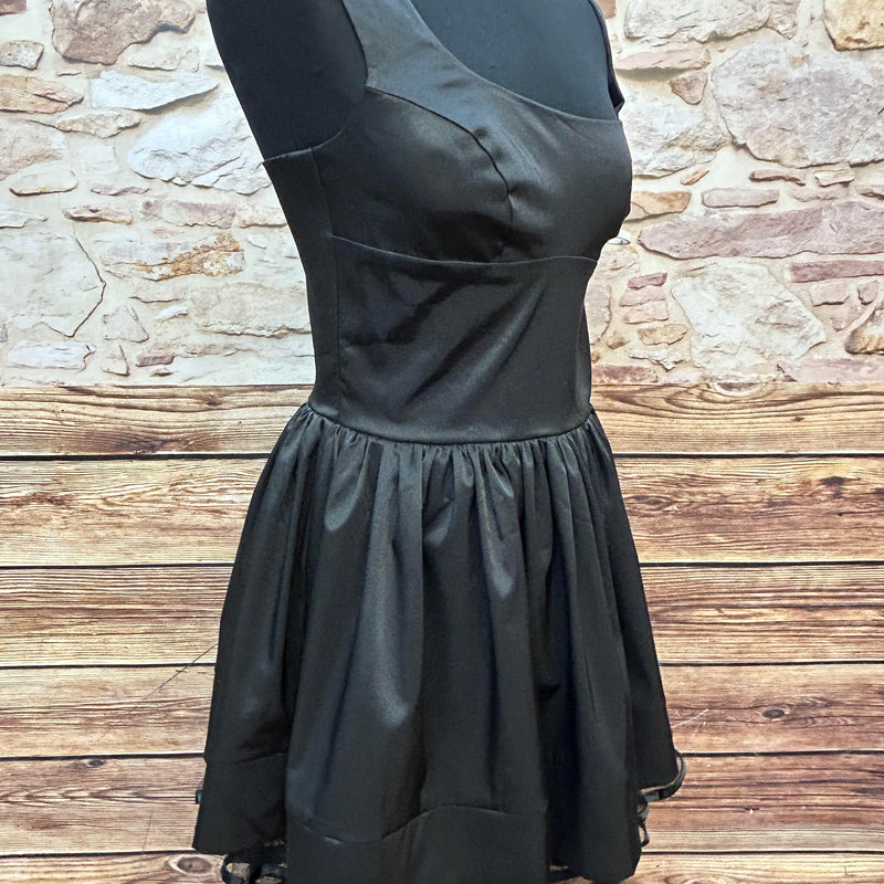 „Cocktailkleid schwarz 50er Stil Goddess London Gr 38 Seitenansicht