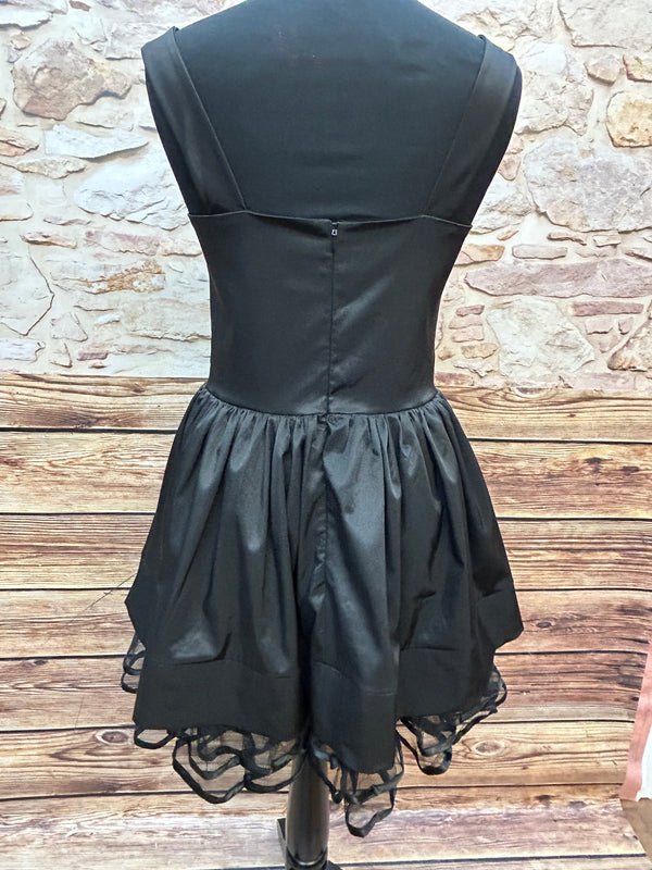 „Cocktailkleid schwarz 50er Stil Goddess London Gr 38 Rückenansicht