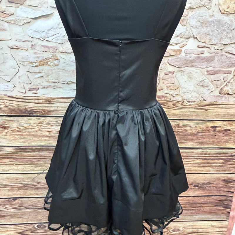 „Cocktailkleid schwarz 50er Stil Goddess London Gr 38 Rückenansicht