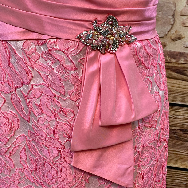 Damen-Cocktailkleid von John Charles London Gr.42 rosa