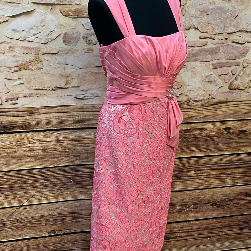 Damen-Cocktailkleid von John Charles London Gr.42 rosa