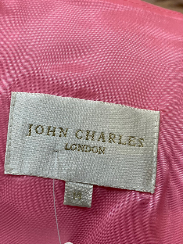 Damen-Cocktailkleid von John Charles London Gr.42 rosa