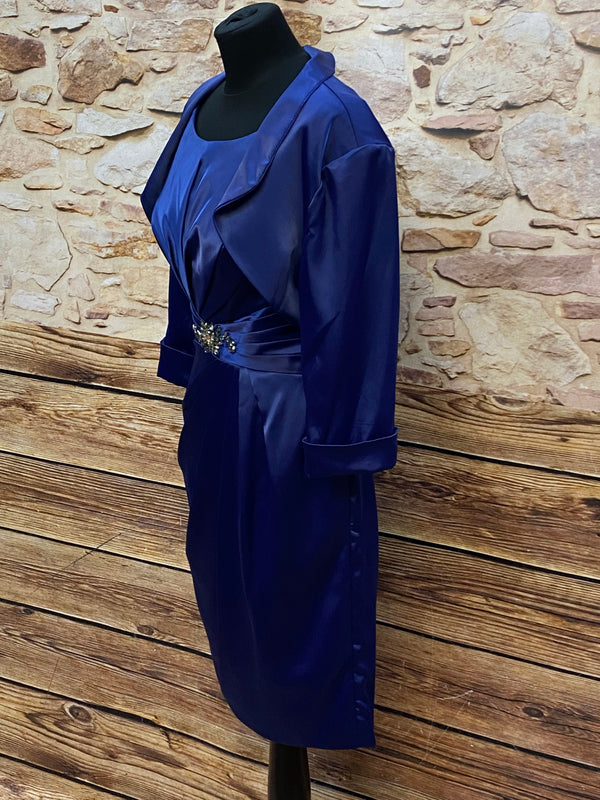 Brautmutterkleid mit Bolero-Jäckchen Gr.38