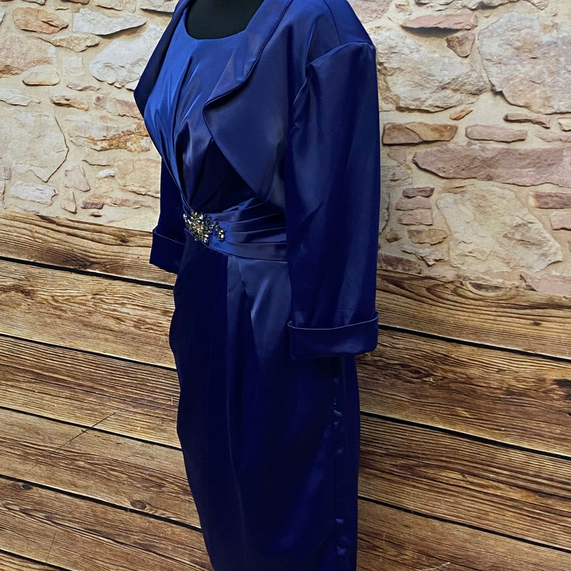 Brautmutterkleid mit Bolero-Jäckchen Gr.38