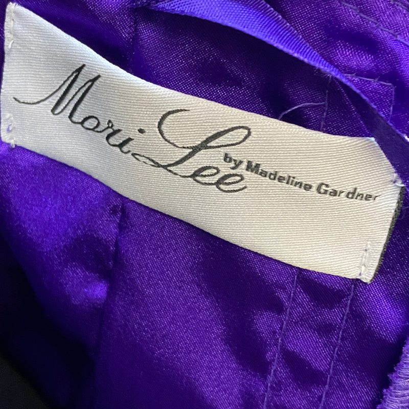 Kurzes Cocktailkleid Pailetten lila Gr.40