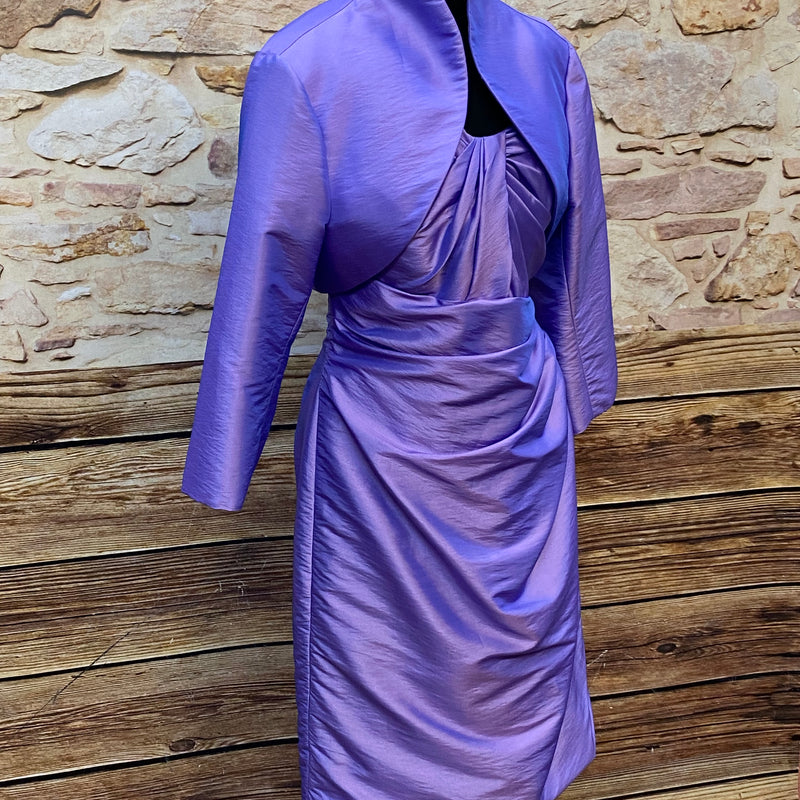 Brautmutterkleid mit Bolero von Kelsey Rose Gr.42 in lila