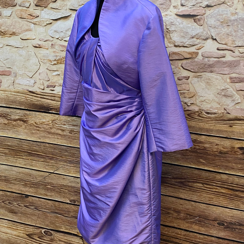 Brautmutterkleid mit Bolero von Kelsey Rose Gr.42 in lila
