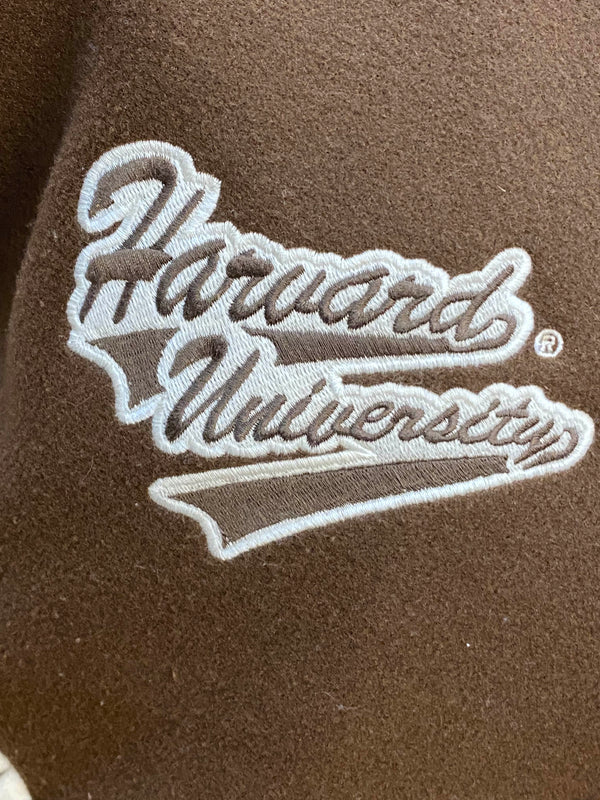 Harvard College Jacke – Braun/Creme – Gr. M