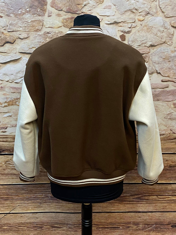 Harvard College Jacke – Braun/Creme – Gr. M